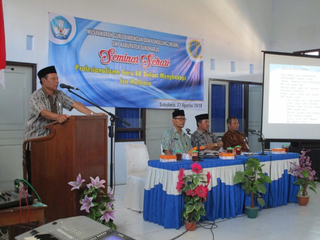 Musyawarah Guru Bimbingan dan Konseling (MGBK) SMP Kabupaten Sukoharjo