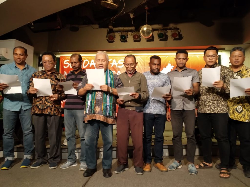 Aliansi Masyarakat Nusantara Gelar Deklarasi Solidaritas untuk Papua Damai