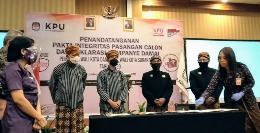 Dua Paslon Pilkada Solo Deklarasi Kampanye Damai