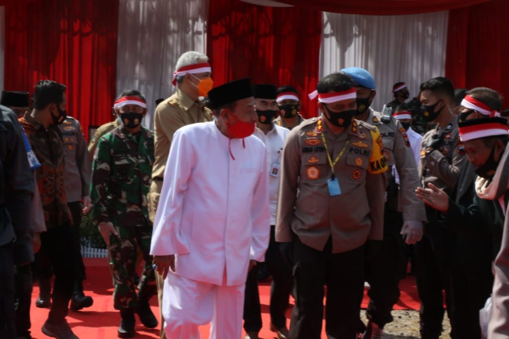 Habib Luthfi Hadiri Acara Silaturahim dan Doa Bersama di Benteng Vastendberg, Senin (7/9/2020).