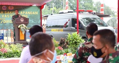 Panglima Komando Daerah Militer Jawa Tangah, Mayor Jenderal TNI Bakti Agus Fadjari Resmikan Rumah Sakit Lapangan di Solo