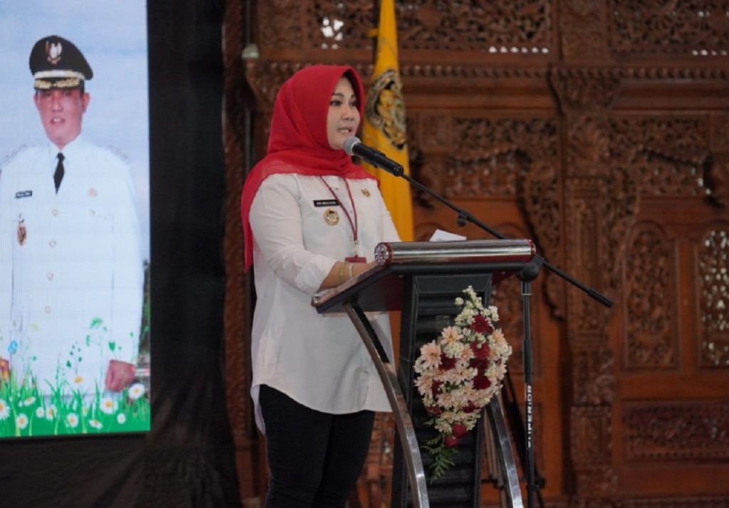 Bupati Klaten Sri Mulyani di acara Musrenbang