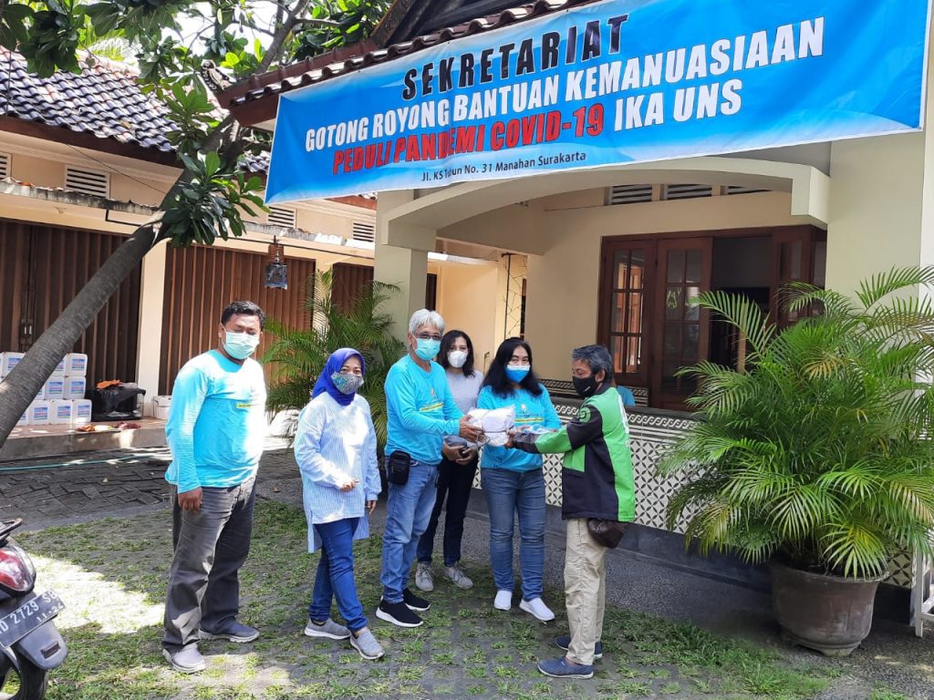 KA UNS Launching Kegiatan Gotong Royong IKA UNS Peduli Covid-19