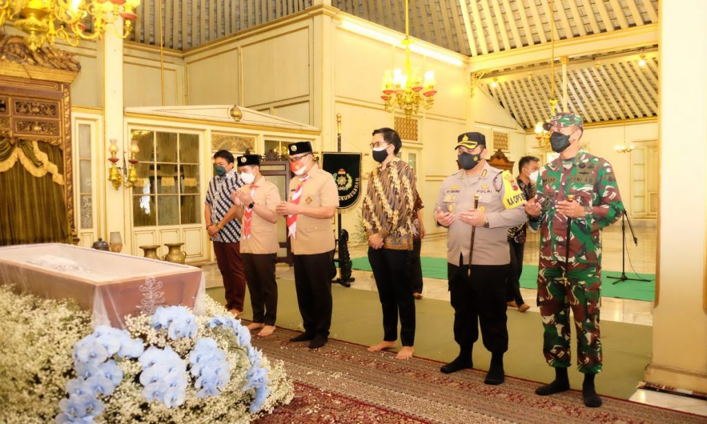 Gibran Takziah ke Mangkunegaran