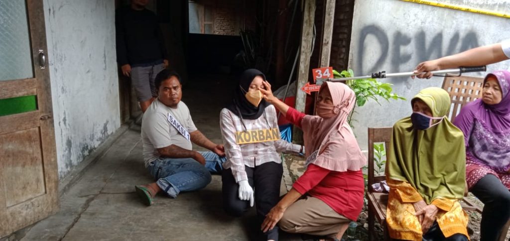 Polres Klaten Rekontruksi