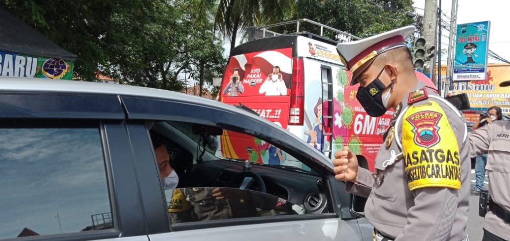 Polres Klaten Periksa Kendaraan