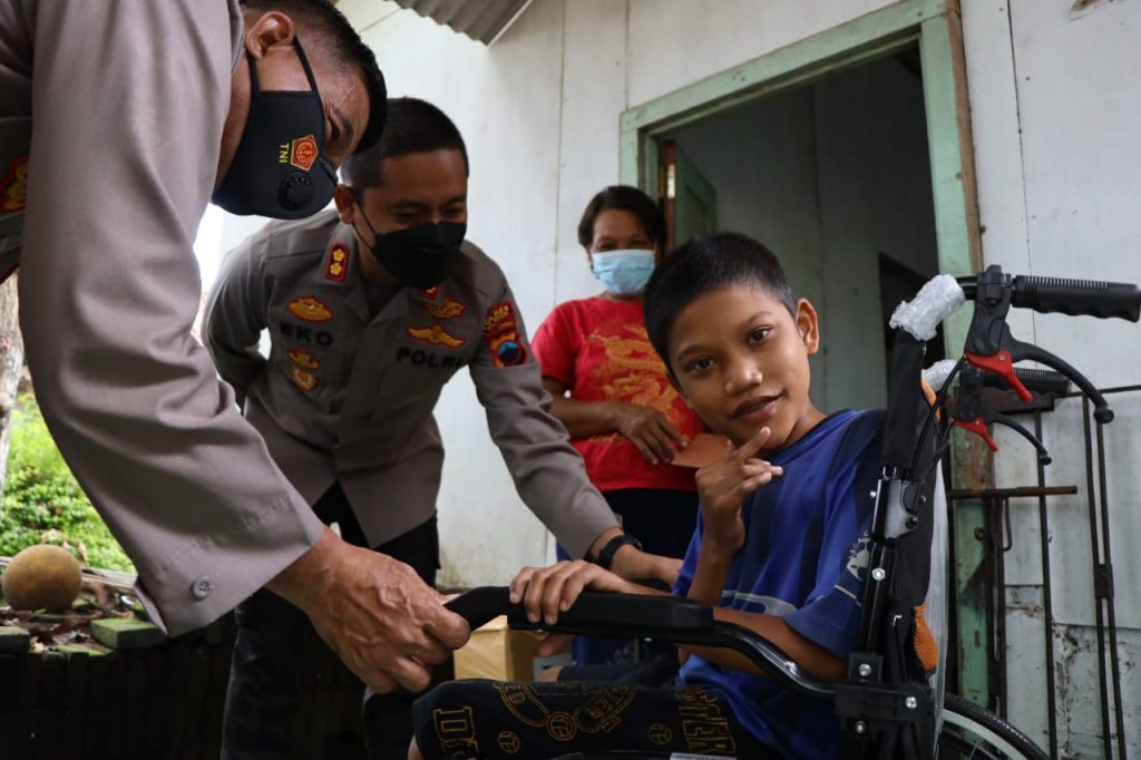 Kapolres Klaten Peduli Thoy