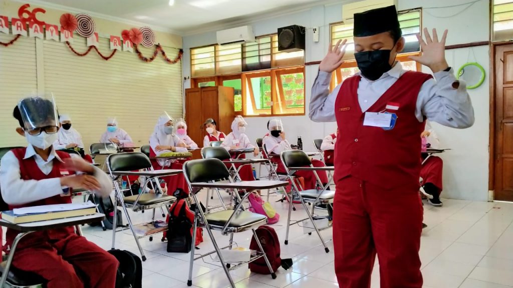 Siswa SDM 1 Ketelan Ujian Praktik Al Islam