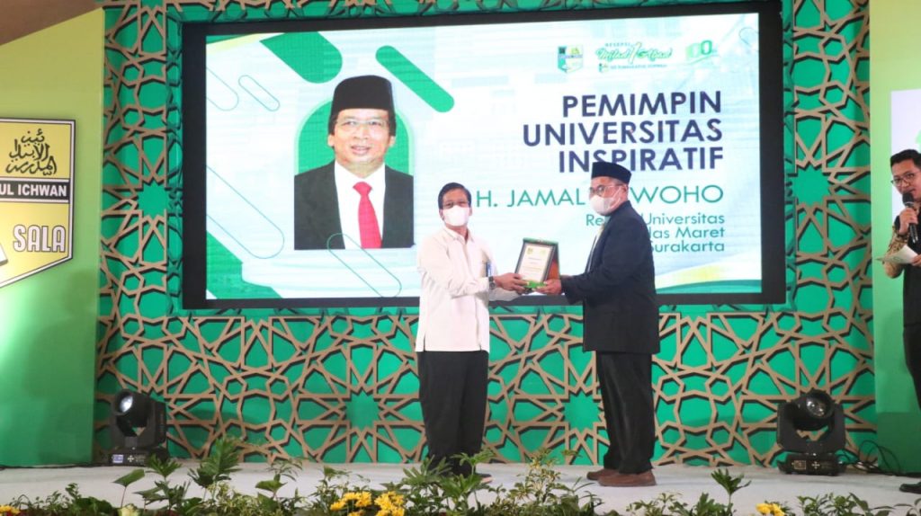 Jamal Wiwoho Dinobatkan sebagai Pemimpin Universitas Inspiratif