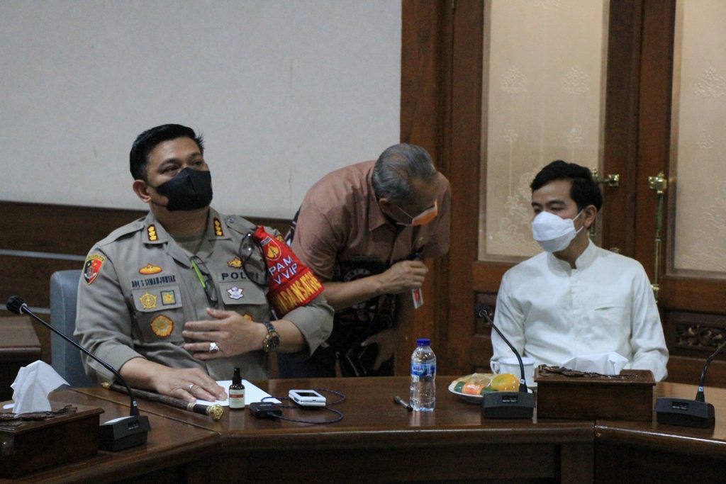Kapolres Surakarta dan Walikota Gibran
