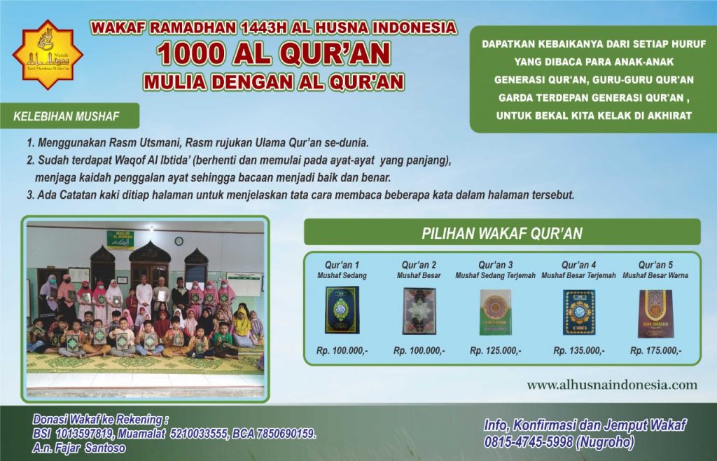 Program wakaf Al Husna