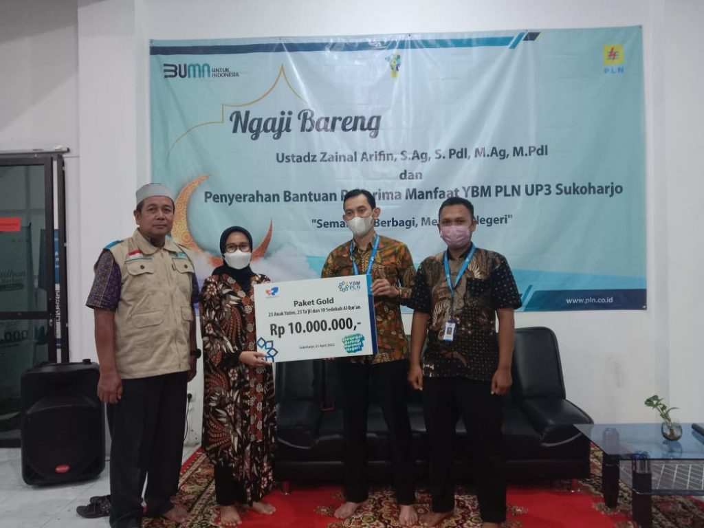 YBM PLN UP3 Sukoharjo Gandeng Solopeduli