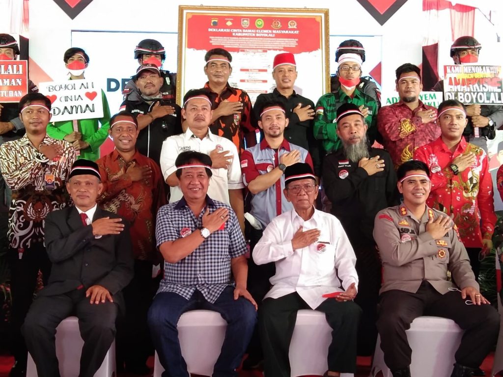 Polres Boyolali Deklarasi Cinta Damai