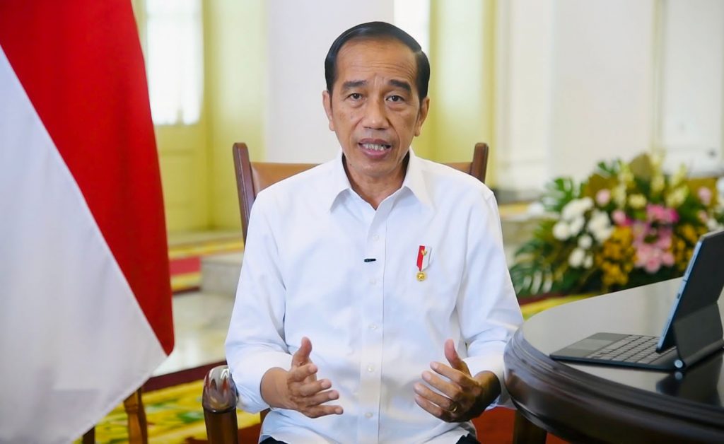 Presiden Joko Widodo di Istana Bogor