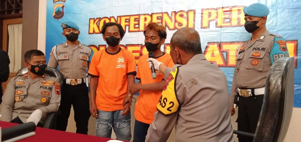 2 Pelaku Pencurian Kios Pulsa Ditangkap Polres Klaten