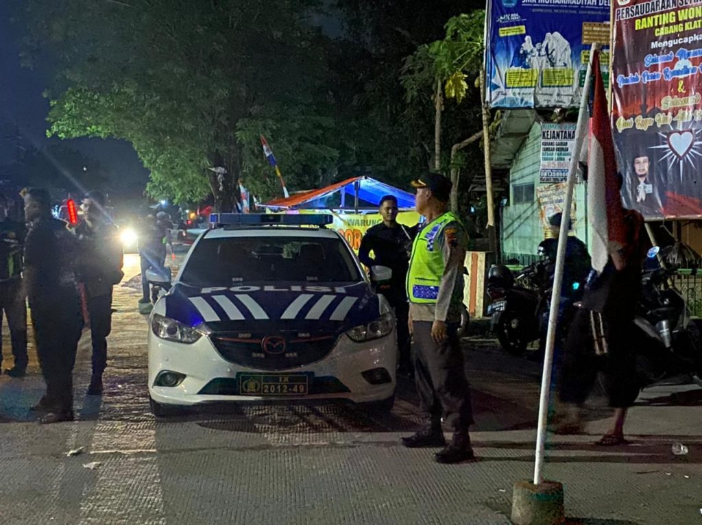 Polres Klaten razia di Wonosari