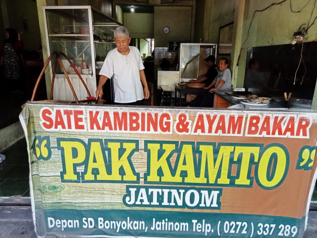 Sate Kambing Pak Kamto Jatinom