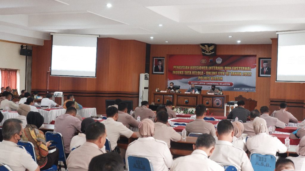 Polres Klaten tata kelola online