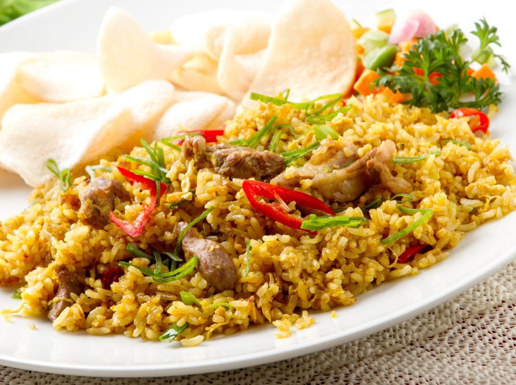 Nasi goreng dua