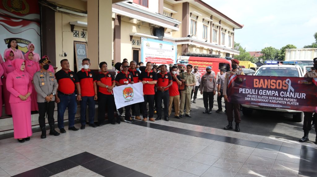 Polres Klaten Kirim Bantuan