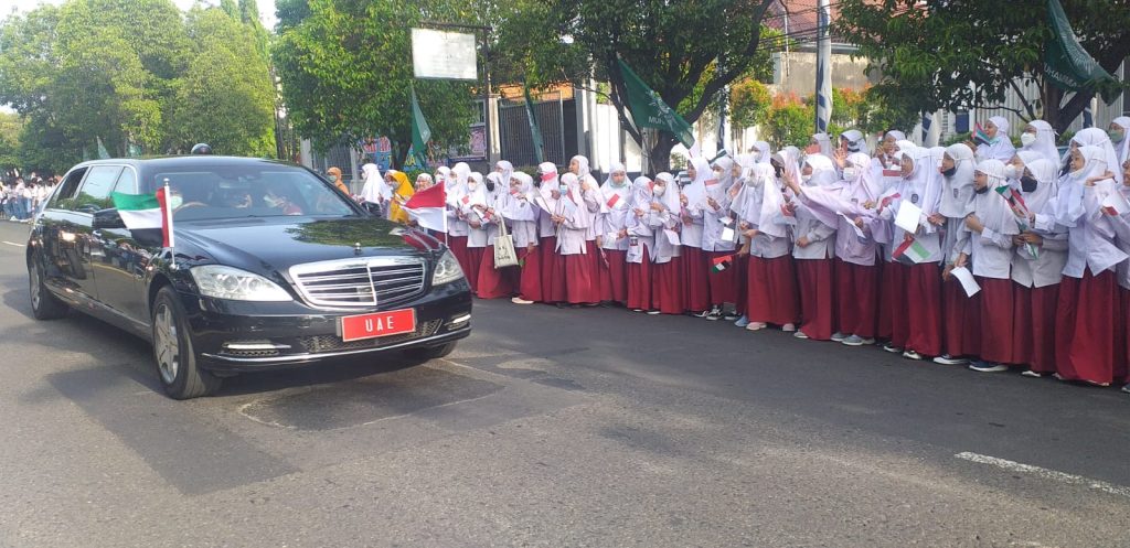 SDIT Nur Hidayah Smbut presiden UE