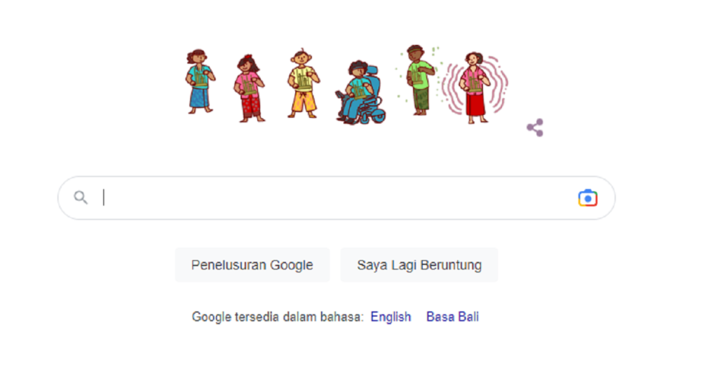 angklung Google Doodle