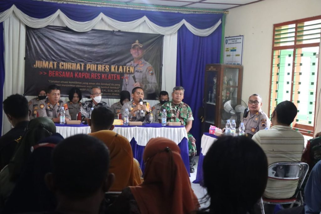Jumat Curhat Polres Klaten