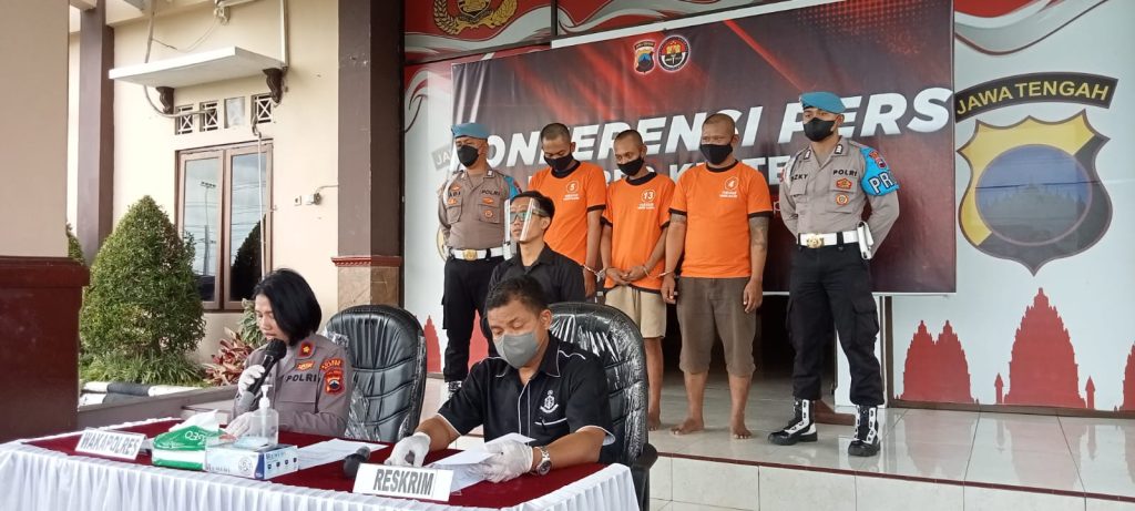 Polres Klaten Pencuri Berjimat Asal DIY