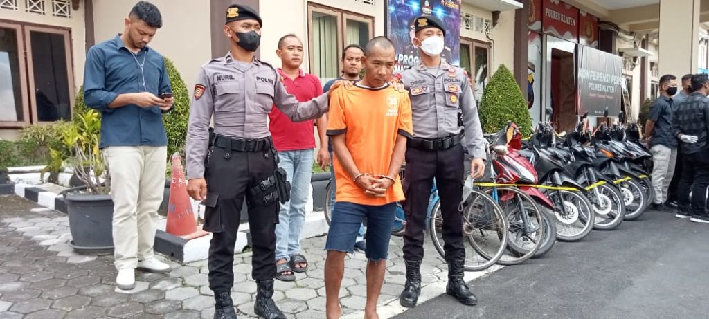 Ponimin pencuri motor klaten