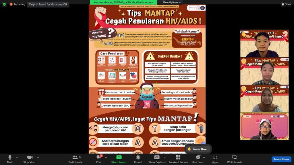 Poster AIDS mahasiswa UNS