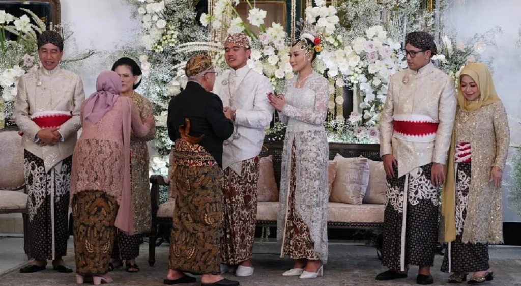 Wapres hadiri akad nikah kaesang
