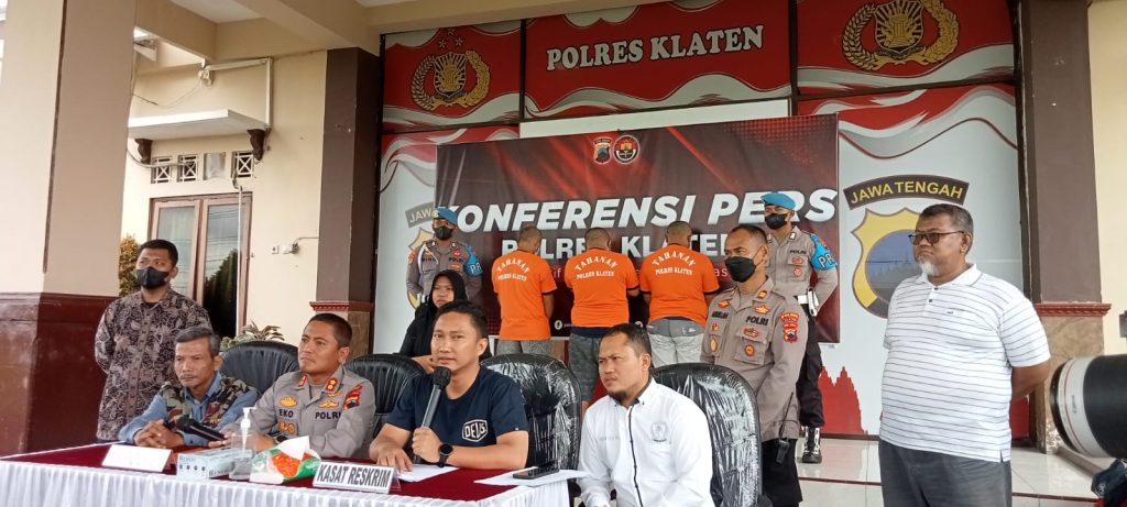 Polres Klaten jumpa pers kokam