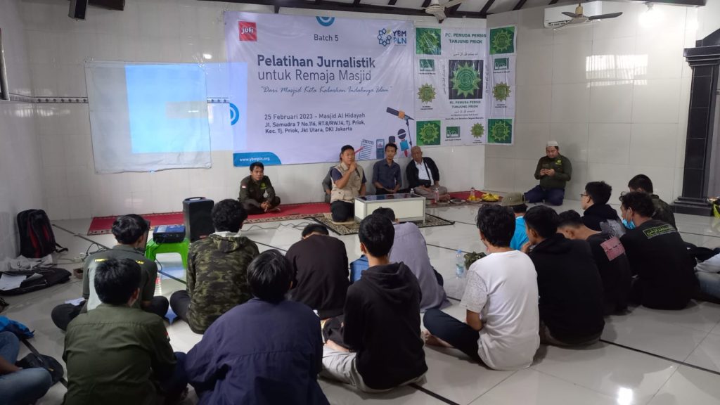 Jufi pelatihan jurnalis remaja masjid
