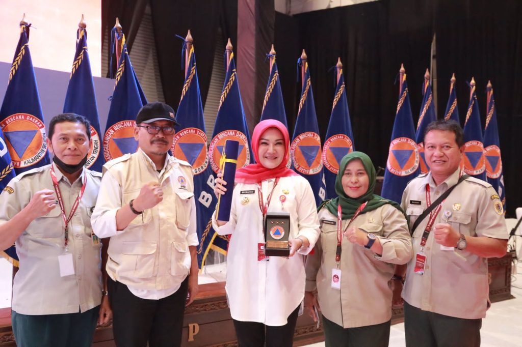 Bupati Klaten di acara BNPB