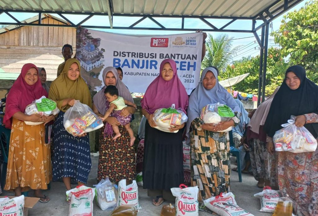 Laznas Dewan Dakwah bantu banjir Aceh