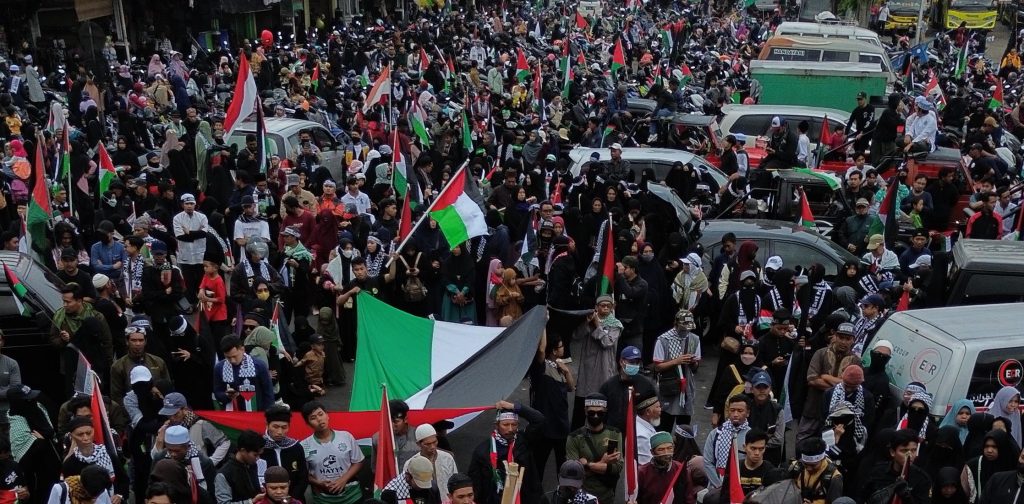Aksi Palestina di Tawangmangu