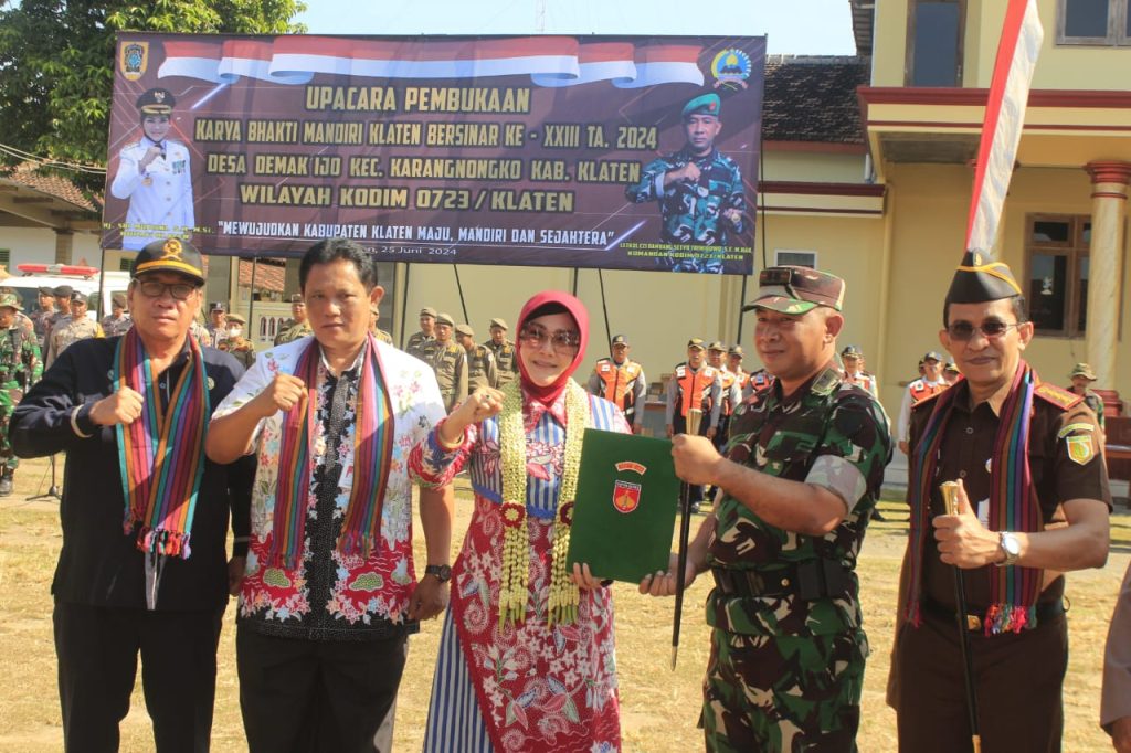 Dandim Bersama Bupati Klaten