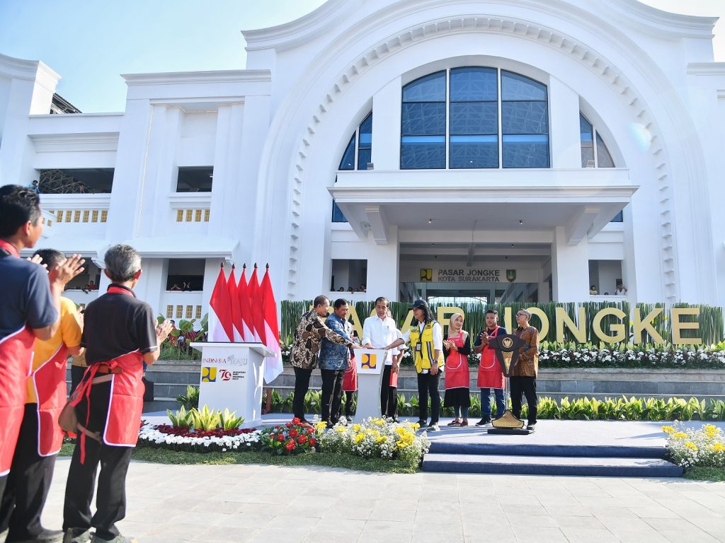 Presiden Jokowi resmikan pasar jongke