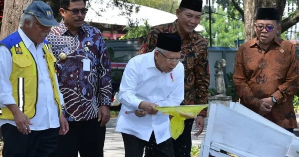 Wapres Maruf di Balekambang