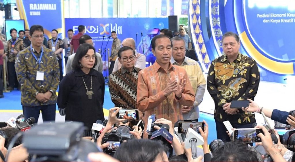 Presiden Jokowi di JCC