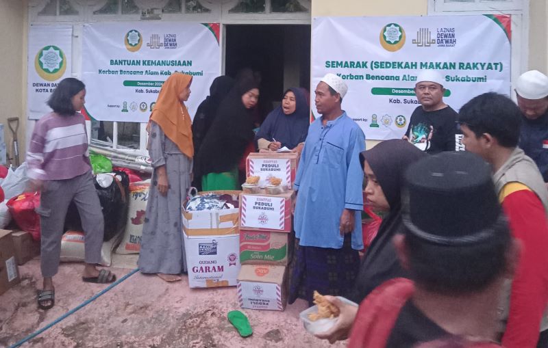 Dewan dakwah bogor bantu banjir