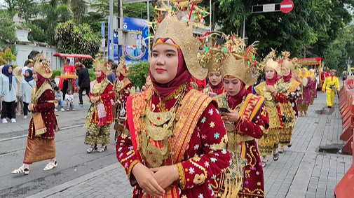 Kirab Festival Seni Budaya Kerajaan Nusantara