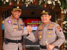 Kapolres Solo Catur dan Iwan