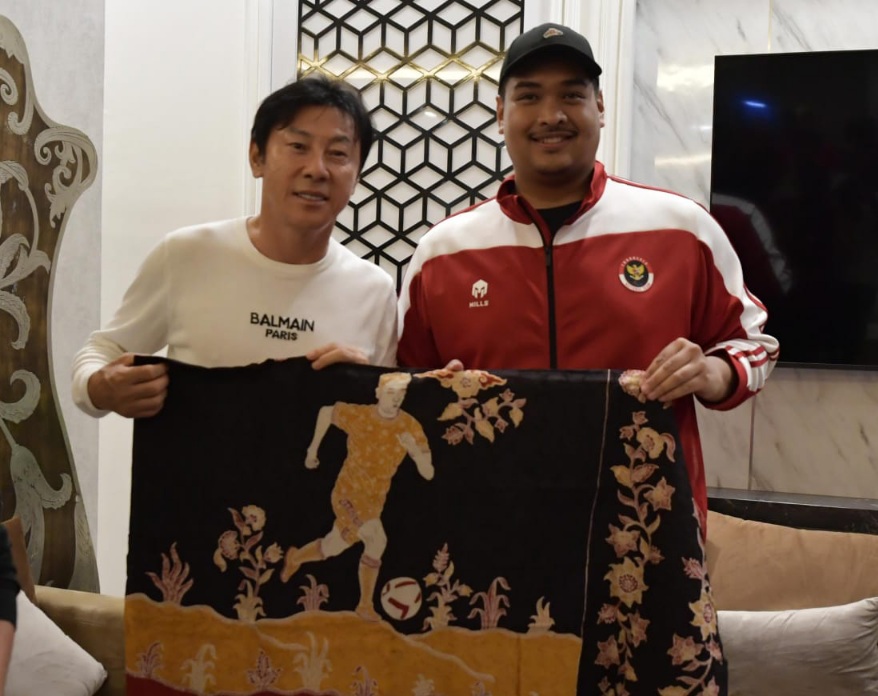 Shin Tae-yong dan menpora
