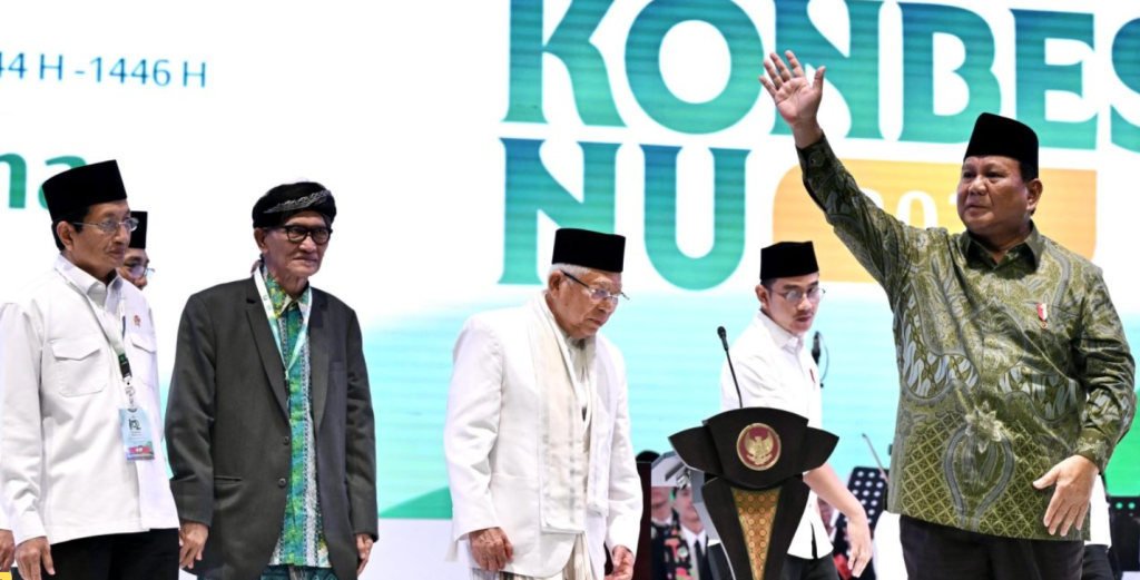 Prabowo di Harlah NU