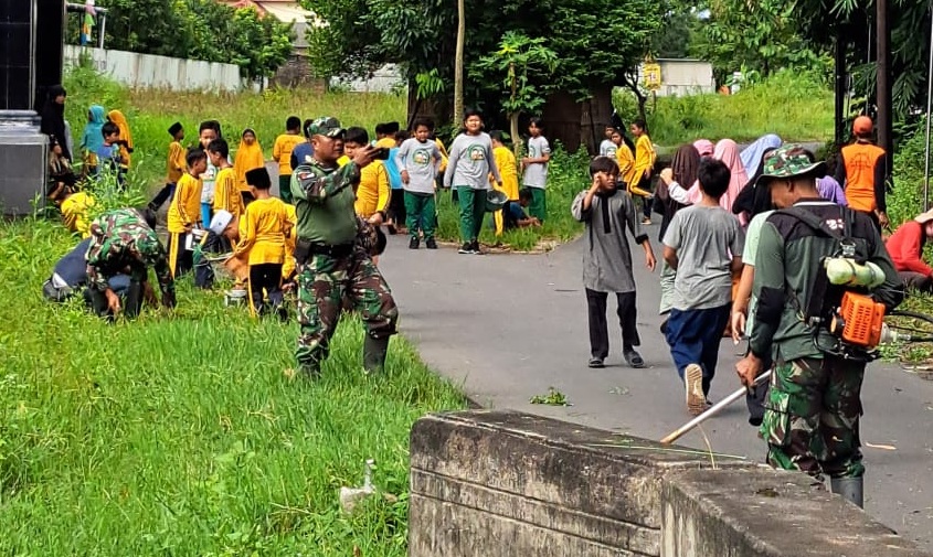 SD Alam Aqila Aksi Memperingati Hari Bumi