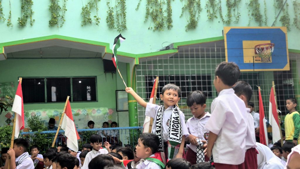 SDIT Nurhidayah aksi Palestina