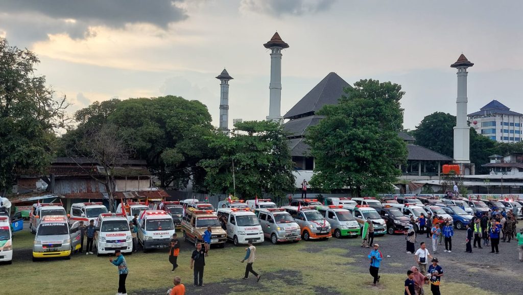 Relawan Ambulans aksi Palestina