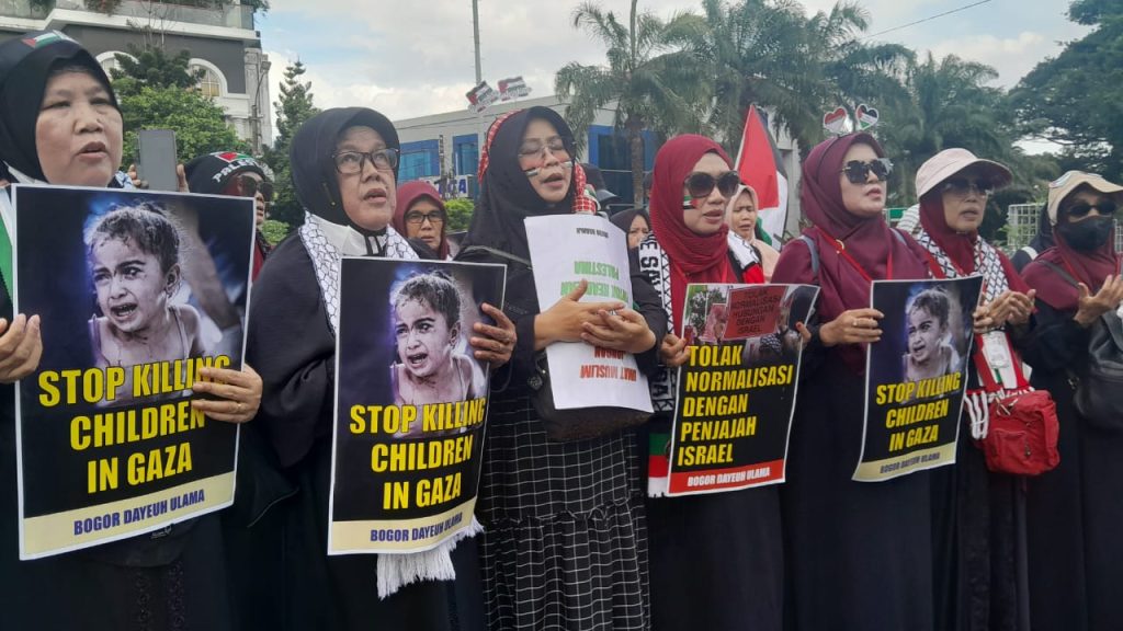 Umat Islam Bogor Palestina