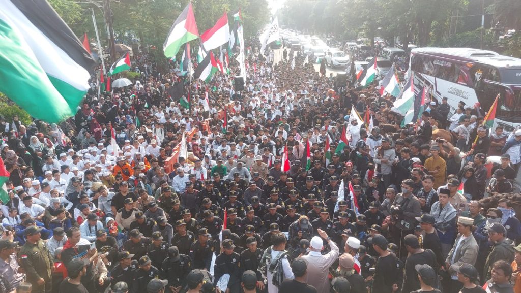 Aksi Palestina di Gladag